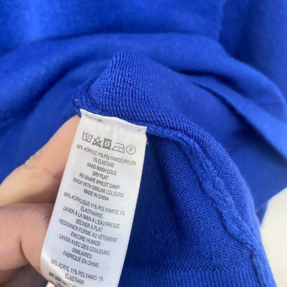 French Connection Blue Turtleneck Sweater - Picture 7 of 9